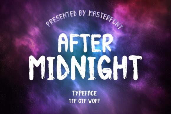 After Midnight: The Bold Display Font That Elevates Your Brand