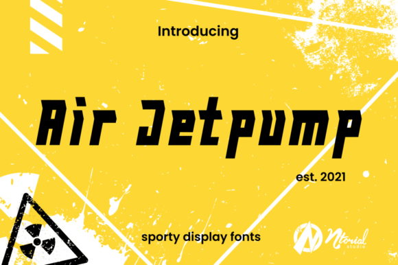 Air Jetpump Font for Bold and Creative Designs