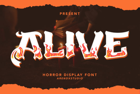 Alive: A Bold Display Font for Creative Makers