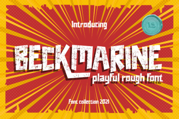 Beckmarine: A Bold Display Font for Creative Makers