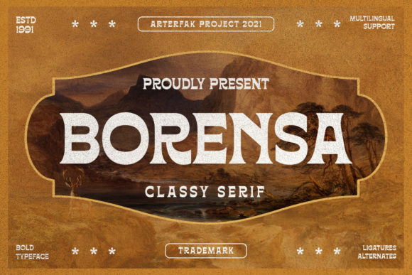 Borensa: A Bold Display Font for Impactful Web Design