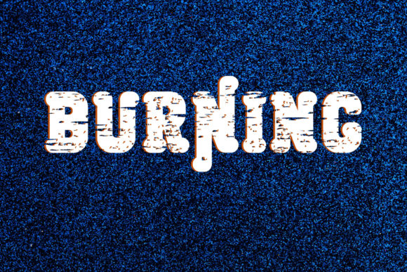 Burning Font for Bold Handmade Creations