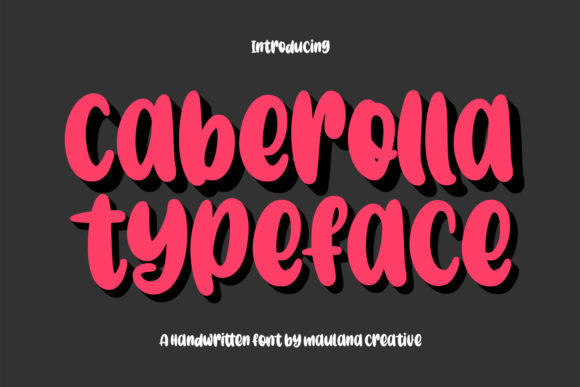 Caberolla: A Friendly Display Font for Web Design and Branding