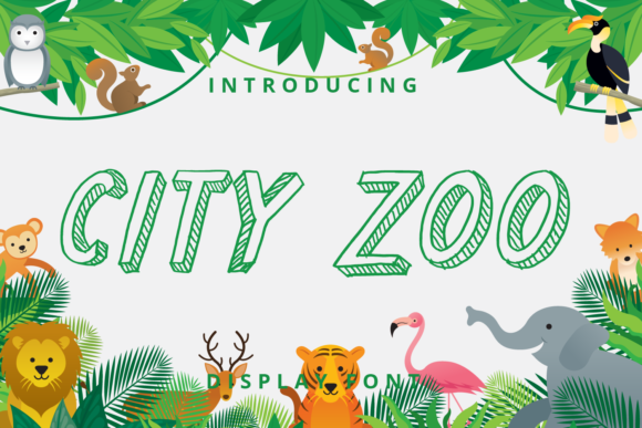 City Zoo: A Playful Font for Handmade Creations
