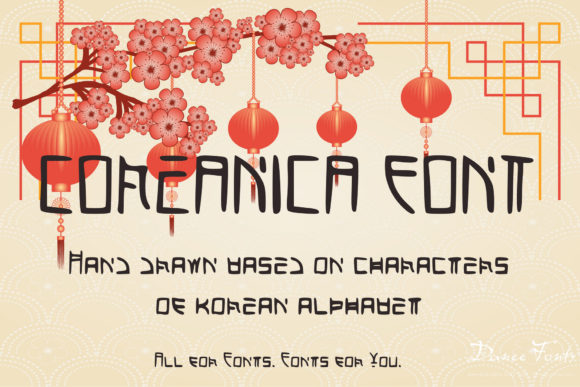 Coreanica: A Modern Display Font for Professional Branding