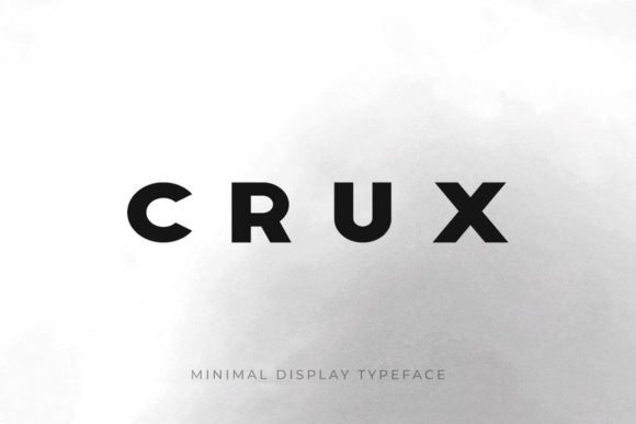 Crux: A Bold Display Font for Creative Makers