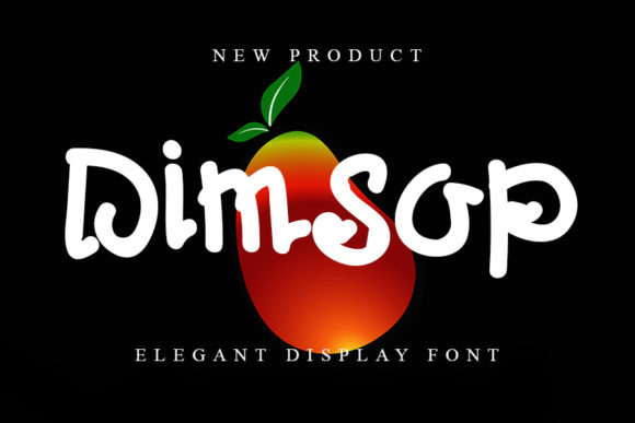 Dimsop Font Download for Playful Design Projects