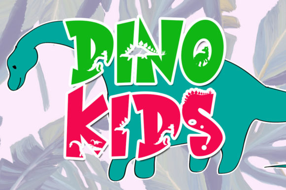 Dino Kids Font for Bold and Playful Editorial Designs
