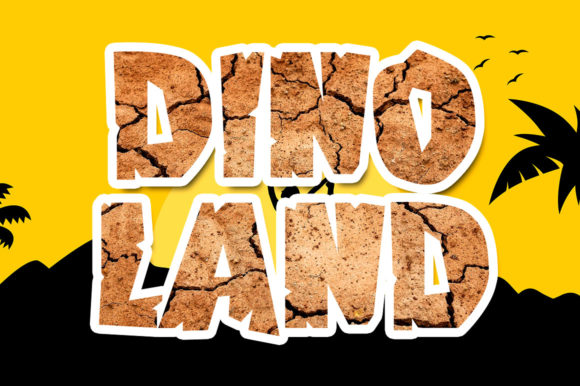 Dino Land Font for Bold and Playful Web Design