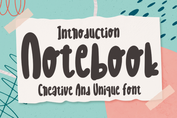Discover the Whimsical Charm of Notebook Font for Web Projects
