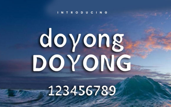 Doyong Display Font for Creative Makers and Printables