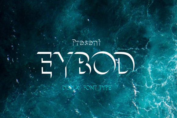 Eybod Display Font for Creative Craft Projects