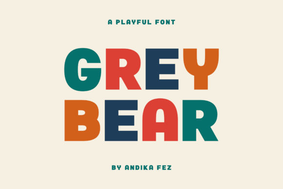 Grey Bear Font for Eye-Catching Campaign Designs
