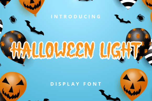 Halloween Light: A Bold Display Font for Creative Projects