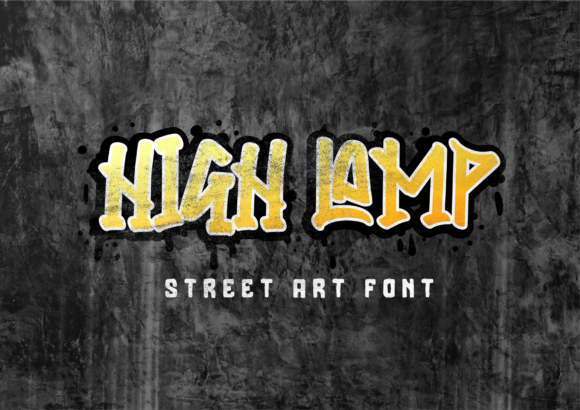 High Lamp: A Bold Display Font for Editorial Design