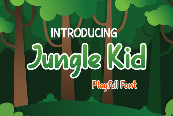 Jungle Kid: A Playful Display Font for Bold Branding