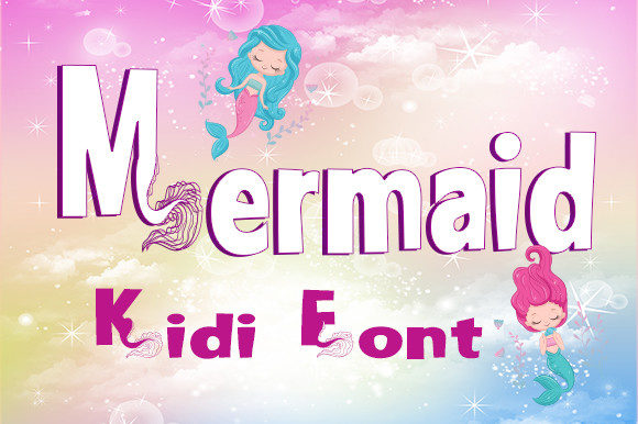 Mermaid Kidi: A Whimsical Display Font for Engaging Editorial Design