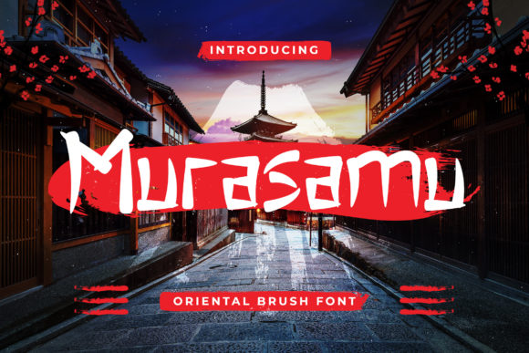 Murasamu Display Font for Web Design and Branding