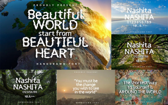 Nashita: A Display Font for Editorial Design and Branding