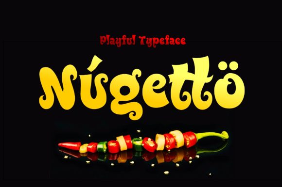 Nugetto: The Playful Display Font for Bold Branding and Digital Creativity