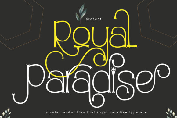 Royal Paradise: A Display Font for Editorial Design Excellence