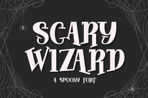 Scary Wizard: A Bold Display Font for Web Designers