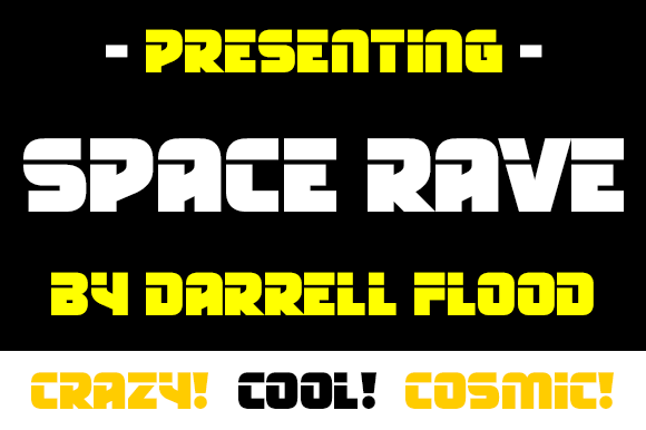 Space Rave Font for Futuristic Web Design
