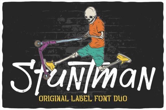 Stuntman Font for Bold Digital Branding and Creative Web Projects