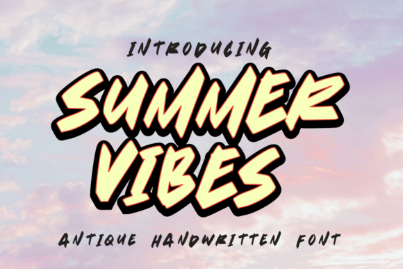 Summer Vibes Font for Bold Digital Campaigns