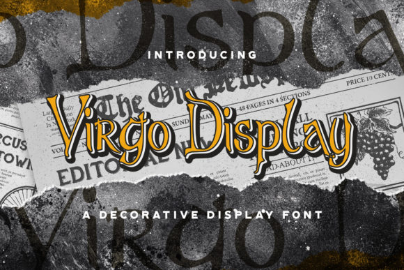 Virgo: A Playful Display Font for Creative Crafters
