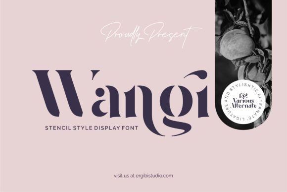 Wangi Display Font for Bold Digital Branding