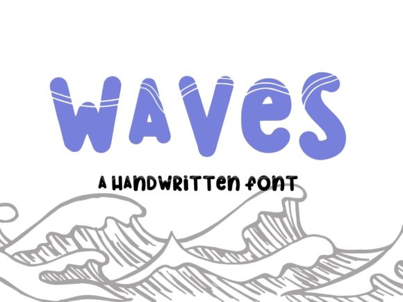 Waves Font for Playful Campaigns and Clear Brand Messaging